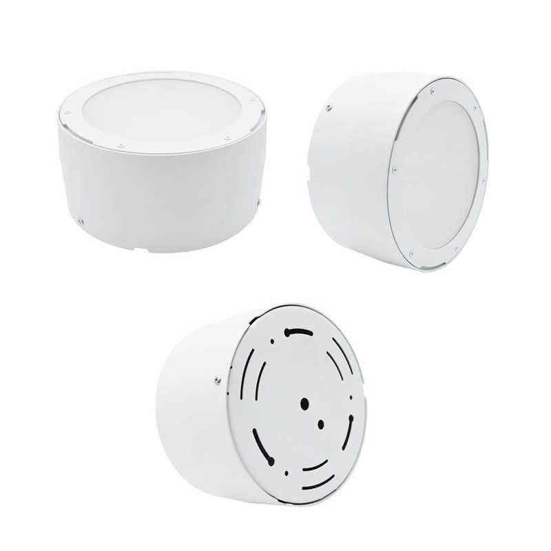 Outdoor Flat LED Surface Mount Can Lights Large Cylinder Disk Flood Downlights Outdoor Flat LED Surface Mount Can Lights Large Cylinder Disk Flood Downlights